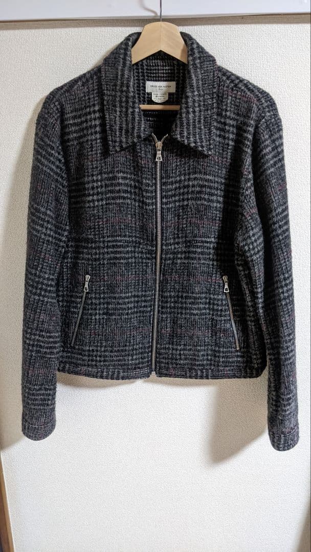 Ryo dries van noten 00s ジップアップブルゾン DRIES VAN NOTEN（ドリス ヴァン ノッテン） バックジップデザイン