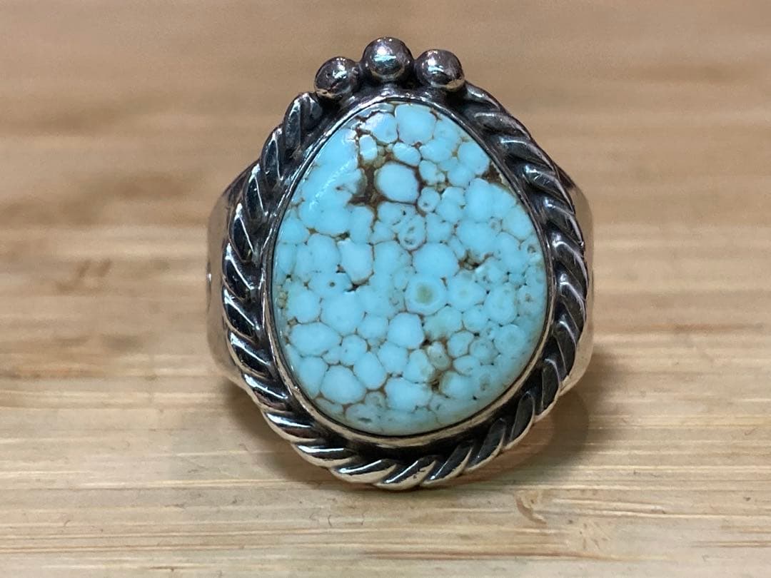 navajo TG 19号 sterling silver ターコイズリング