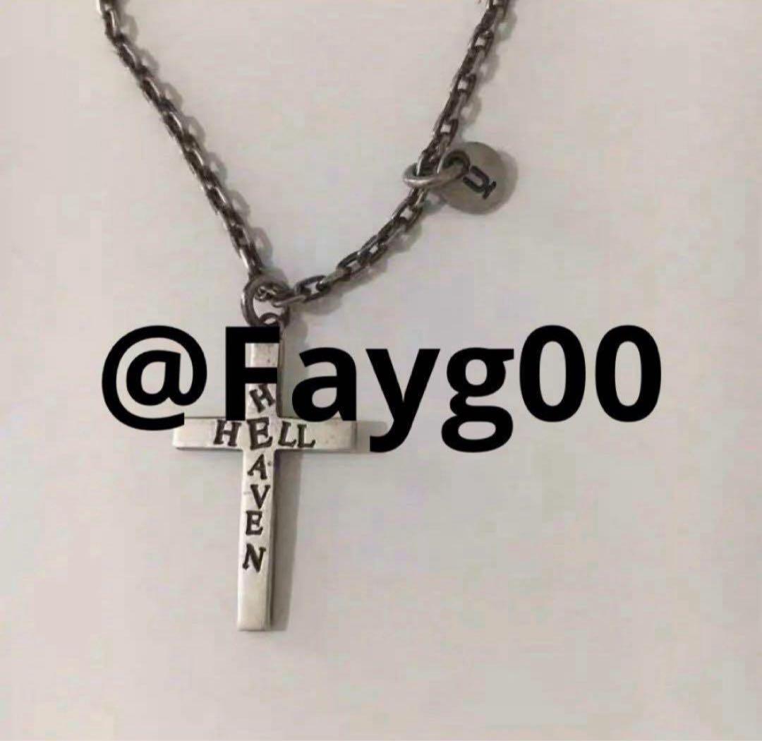 UNDERCOVER 02AW 魔女期　クロスネックレス　silver