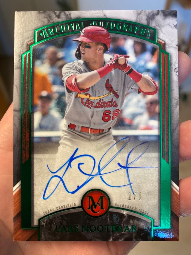 ヌートバー サインカード【世界に1枚】TOPPS ルーキー 大谷翔平 auto