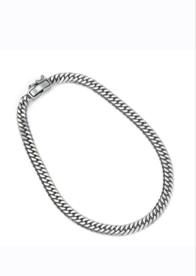 PT850(プラチナ) 喜平ブレスレット 6面ダブル 10.0g 18cm