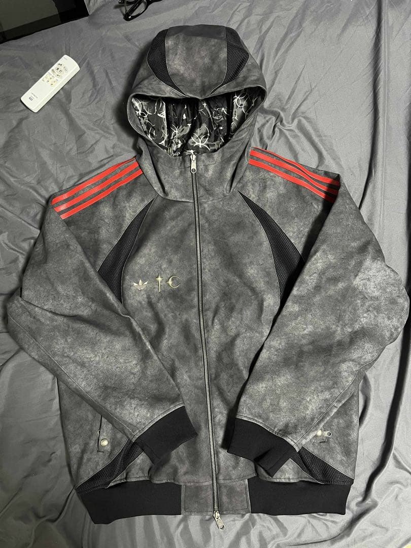 adidas x Thug Club PU Leather Jacket - メルカリ