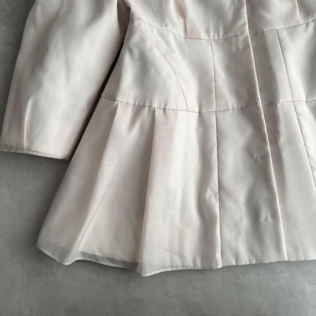 セブンテンバイミホカワヒト シアーオーガンジーコート ライトピンク