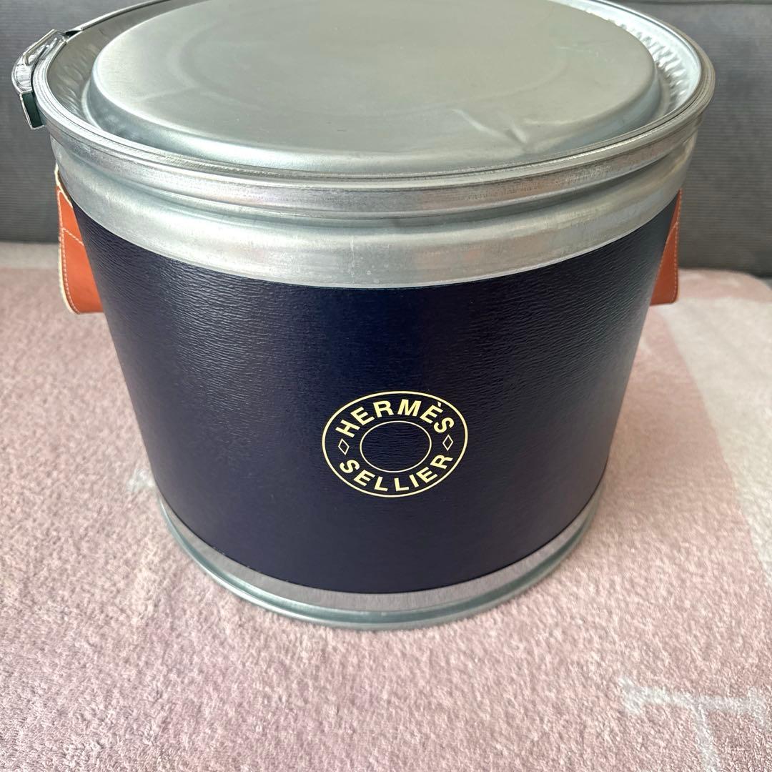 最終値下げ《未使用品》HERMES サドルボックス ダークネイビー