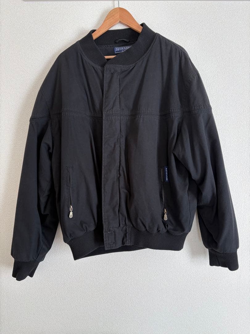 ダービージャケット　ブラック　中綿入