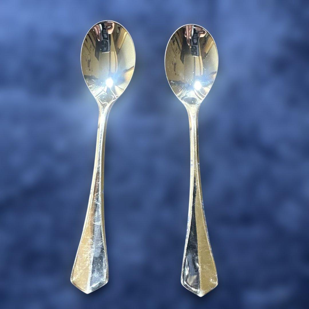 ラッキーウッド　純銀スプーン ※造幣局品位検定極印入