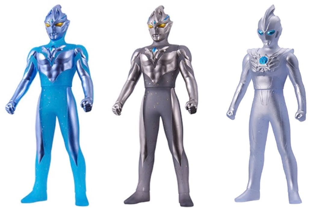 ウルトラマンアーク　ウルトラマンオメガ　CD 限定ソフビ　3体セット