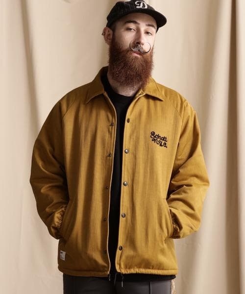 【美品】Schott ショットコーチジャケット　2XL 黄色　 ボア付き