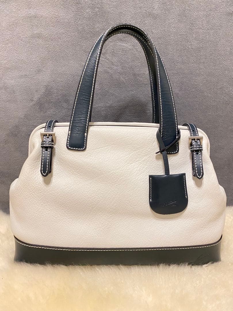 美品 キタムラ kitamura ハンドバック ドクターバッグ レザー 革 Kitamura キタムラ 本革レザー トートバッグ ハンドバッグ 黒 ブラック