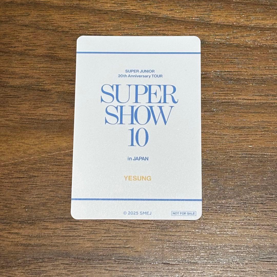 新品未使用】SJ YESUNG SUPER SHOW 10 トレカ - メルカリ