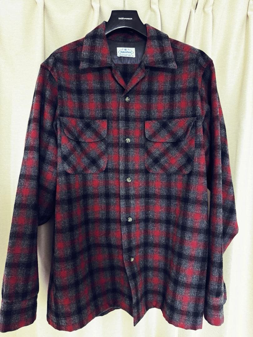 サブカルチャーsc subculture sc ウールチェックシャツ　キムタク