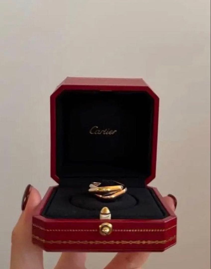 【2025/9月購入】カルティエ トリニティ クッション リング 51(11号)