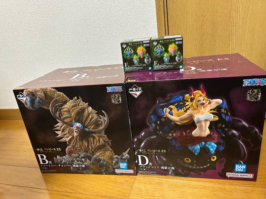 一番くじワンピースEX 悪魔を宿す者達　B賞チョッパー　D賞ブラックマリア