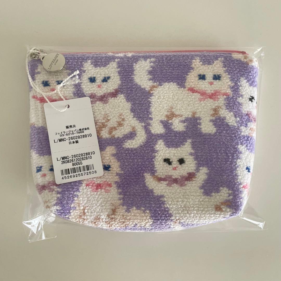 完売品】新品タグ付き フェイラー FEILER モフモフネコチャン 舟形