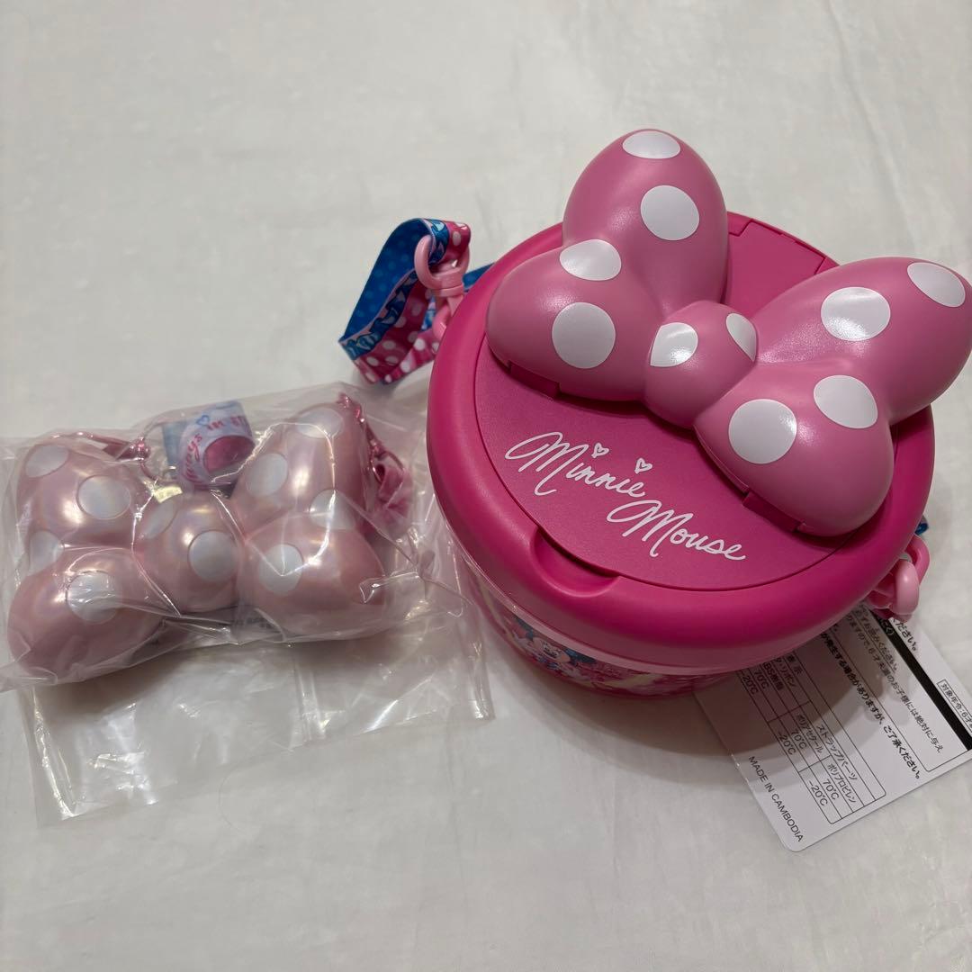 ミニー　ポップコーンバケット　グミキャンディケース　セット　新品　パルパルーザ