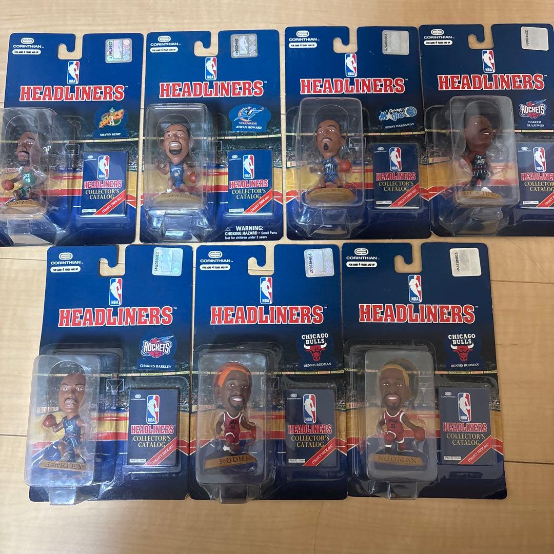 ヘッドライナーズフィギュア　7体　バスケット