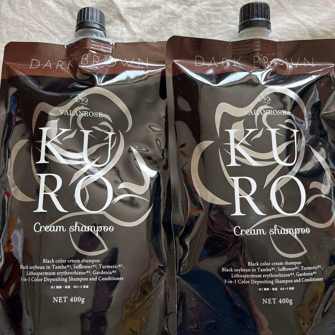 VALIANROSE KURO バランローズ　クリームシャンプー VALANROSE（バランローズ） 白髪染めシャンプー KUROクリーム