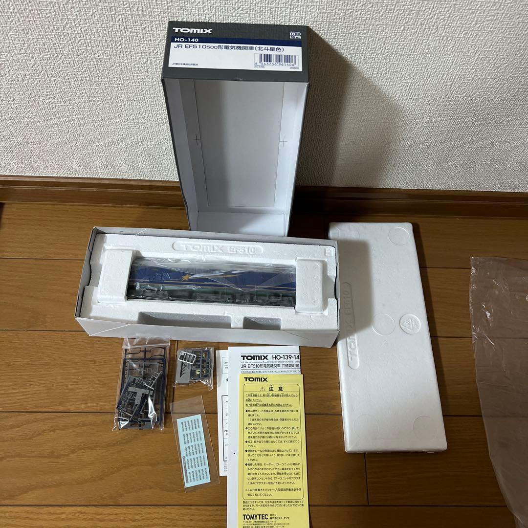 メ*6様 TOMIX HO-140 JR EF510-500 北斗星色　ジャンク 再生産】(HO) HO-140 EF510-500形電気機関車（北斗星色） | トミックス