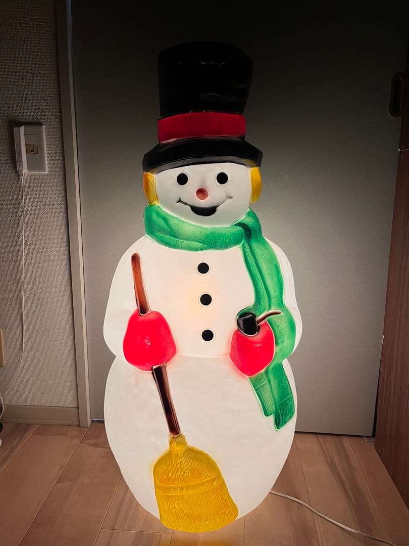 スノーマンガーデンライト　クリスマス　雪だるま　イルミネーション　屋外仕様　特大