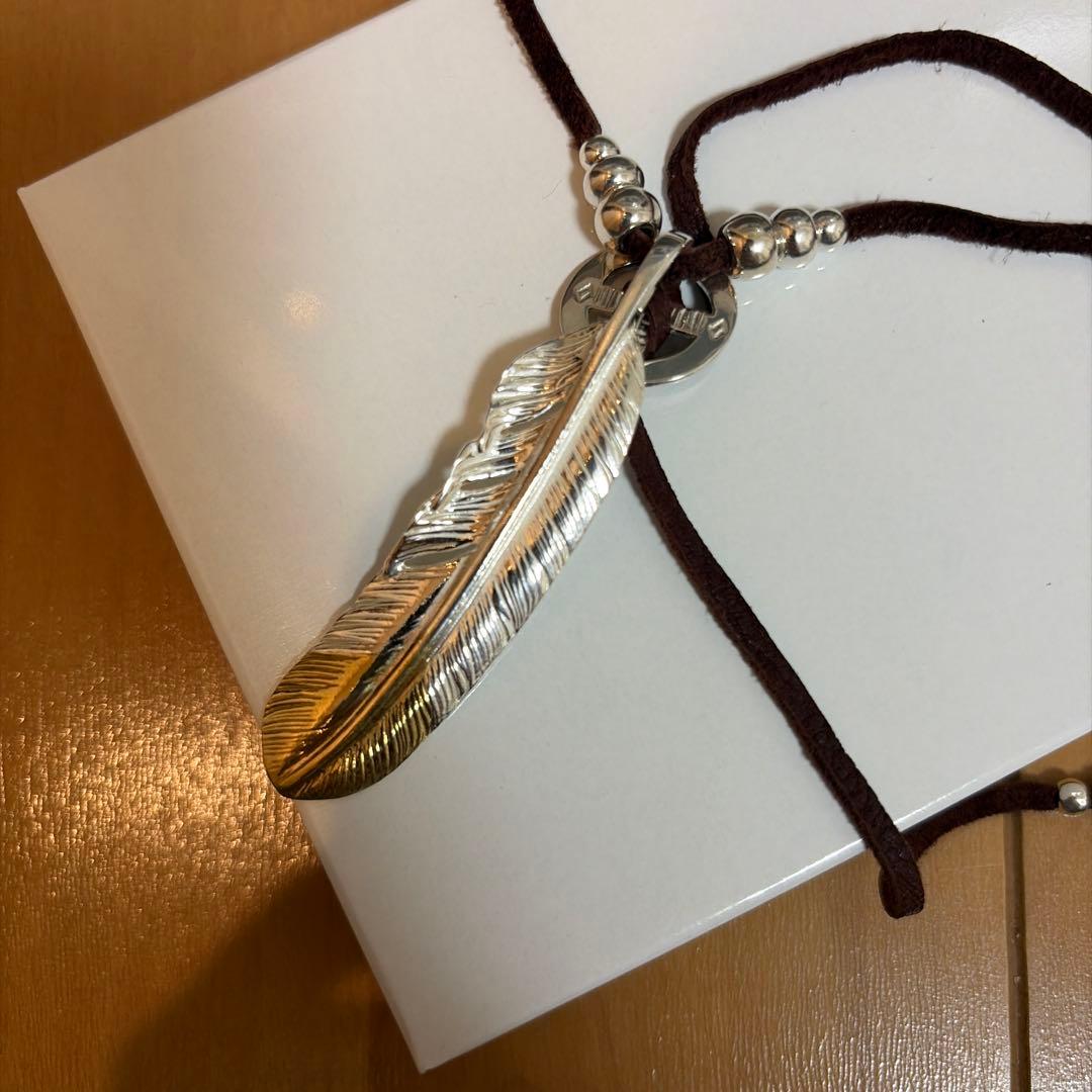 先金特大フェザー　ホイール　シルバー925 ファッションボニータ製　右向き