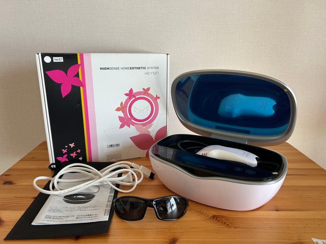 ke-non ケノン ver8.7 ほぼ未使用 最新版25年製/未使用】脱毛器 ケノン Ke-non 8.7 マットブラック