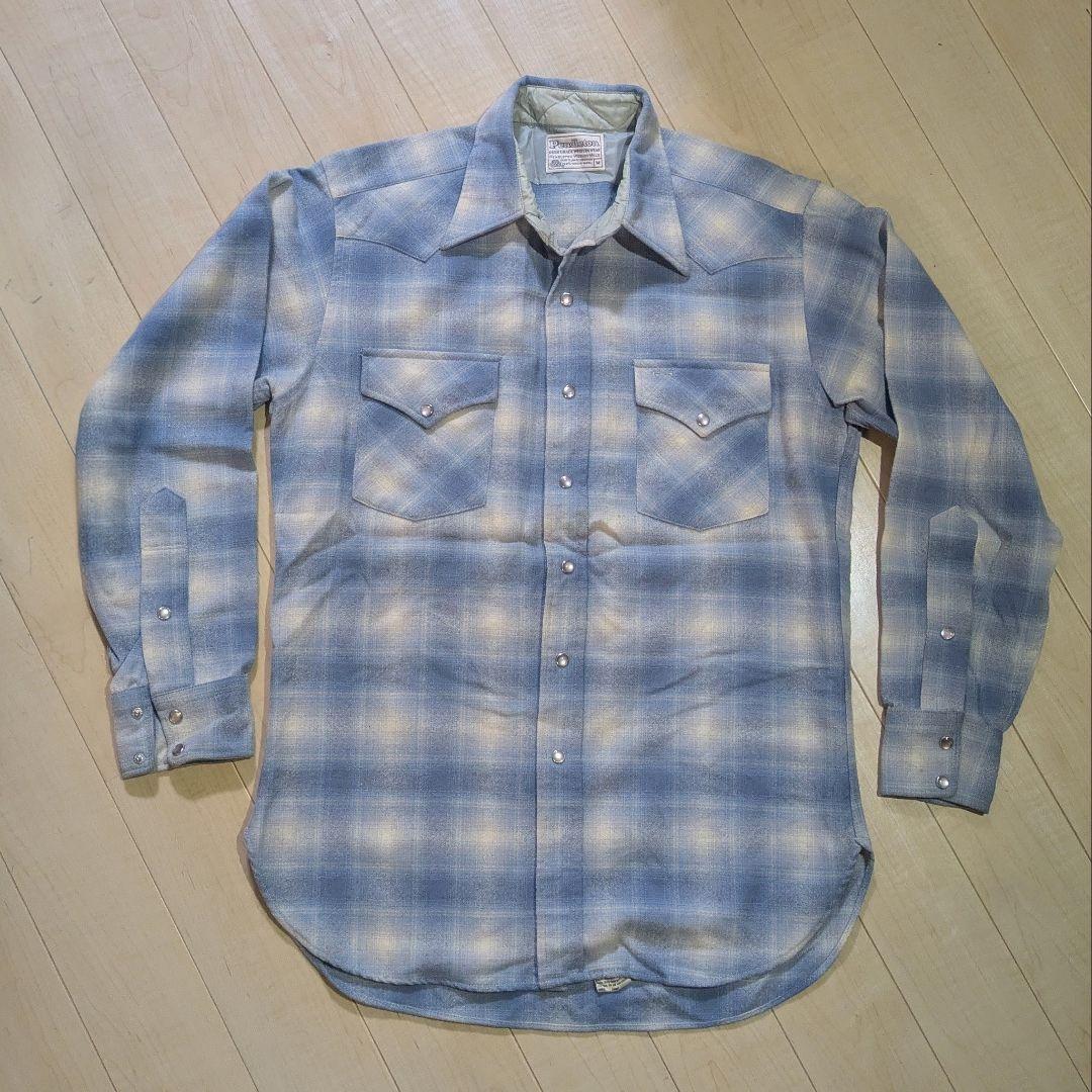 雨*様 PENDLETON　ペンドルトン　70's、USA製　白タグ　オンブレシ