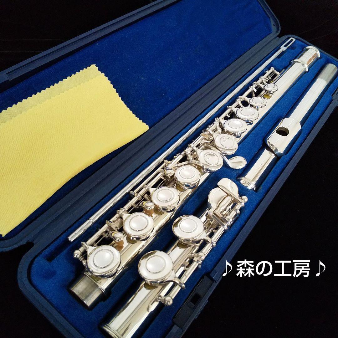 お買得‼️よく鳴ります‼️銀メッキ‼️ヤマハフルートYFL211S Eメカ