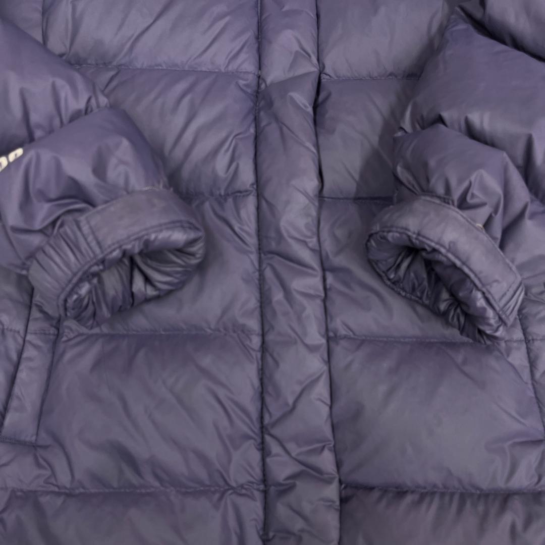 《美品》ザノースフェイス ロングダウン 600フィル パープル レディース L