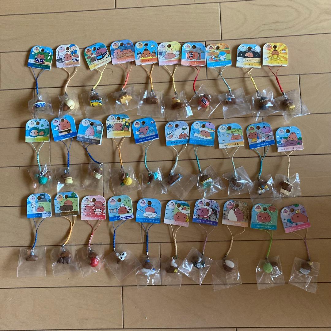 カピバラさん ご当地ストラップ76個 シャーペン4本