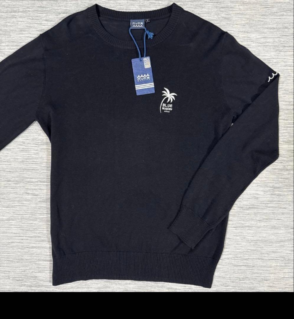 MUTA MARINE 黒 セーター サイズ6 muta MARINE（ムータマリン） セーター ニット muta MARINE/ムータ