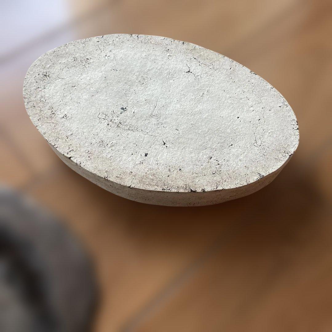 泉田之也 積層フタモノ 楕円 ギャラリーカード付き 茶器 茶盤 白