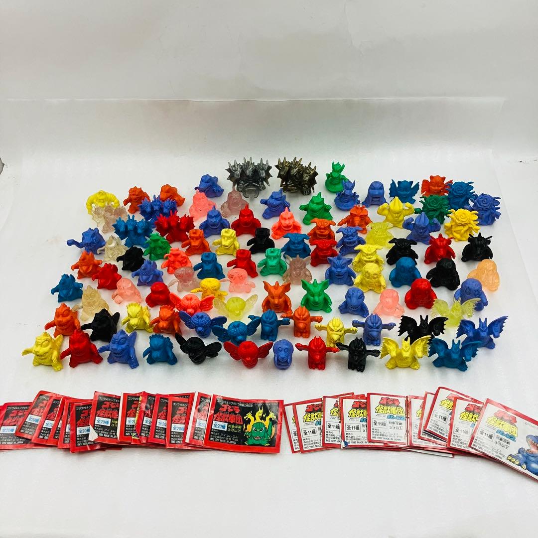 当時物／激レア】 ゴジラ怪獣軍団 消しゴムフィギュア コンプリート