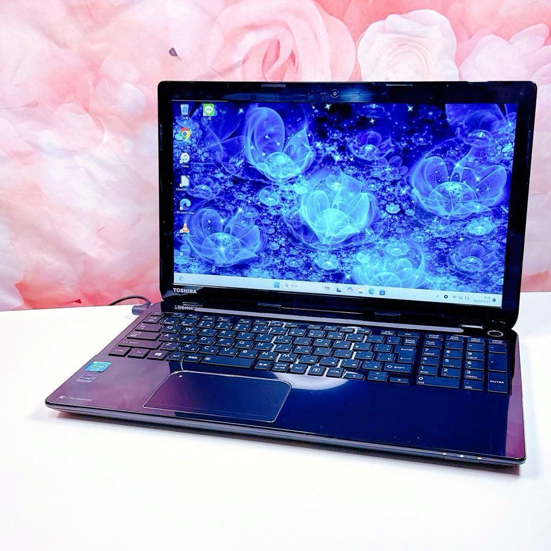 新品SSD✨windows11 カメラ ノートパソコン✨オフィス 薄型 ブラック