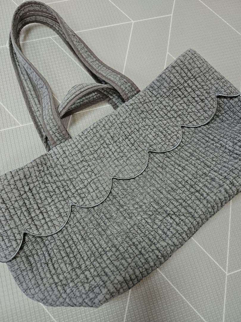 conforobe スカラップヌビバッグ グレー