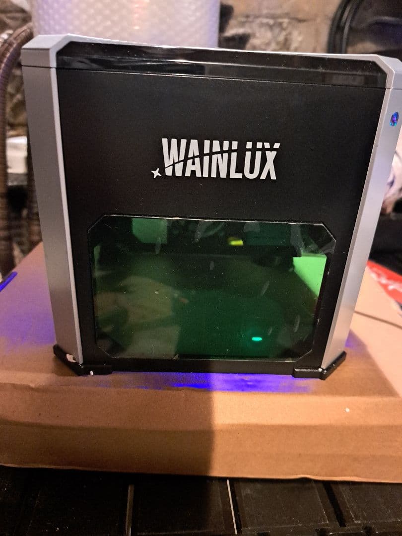 し*う様 家庭用レーザー彫刻機　【美品】WAINLUX 青色レーザー印刷機 本体