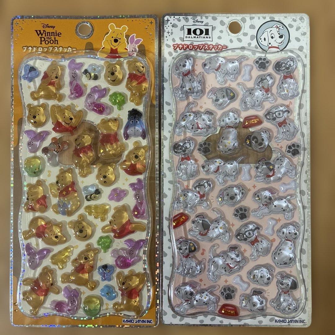 正規品】プチドロップステッカー ディズニー くまのプーさん 101匹わん