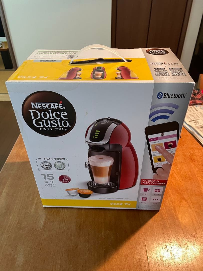 【未使用】ネスカフェ ドルチェグスト ジェニオアイ チェリーレッド Nestle(ネスレ) / コーヒーメーカー ネスカフェ ドルチェ グスト