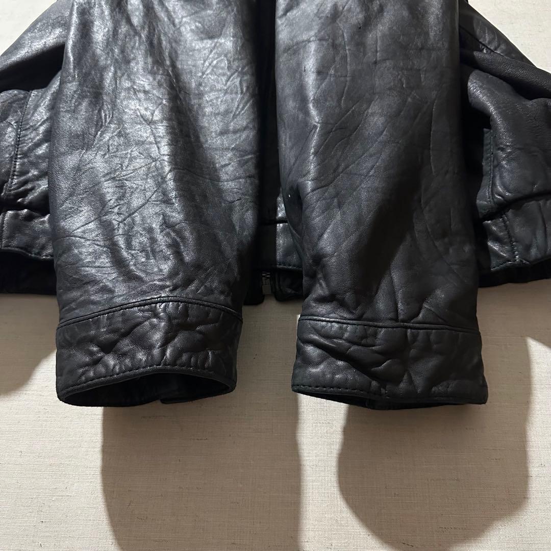 90s DOCKERS ドッカーズ ラムレザー レザージャケット 本革 XXL - メルカリ