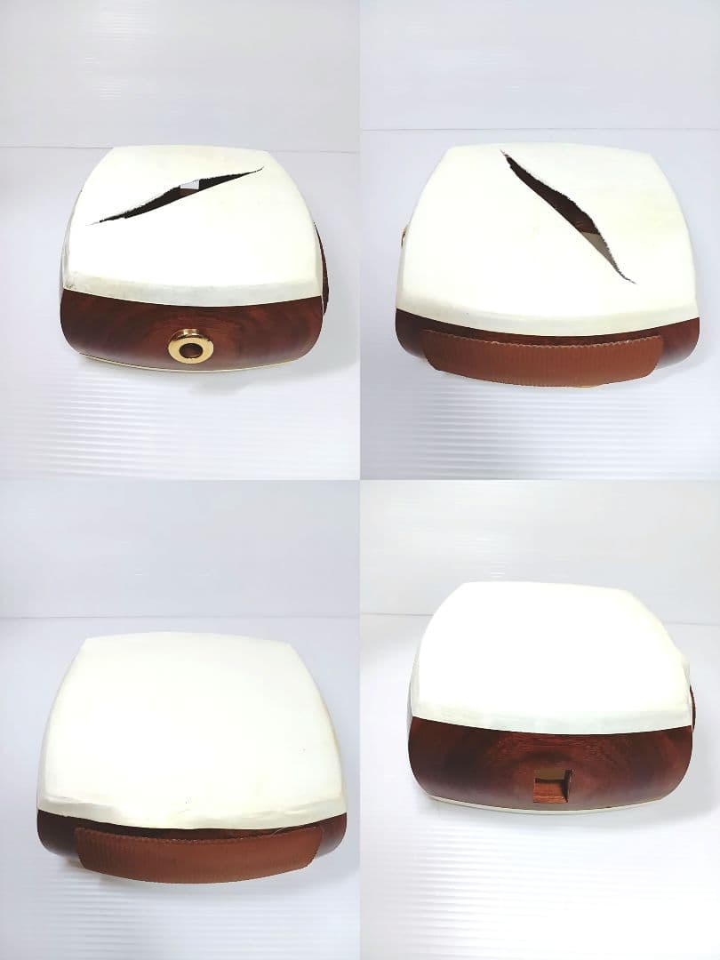 破れあり 高級三味線 東さわり リンドウ金具 子持ち綾杉胴 津軽 義太夫