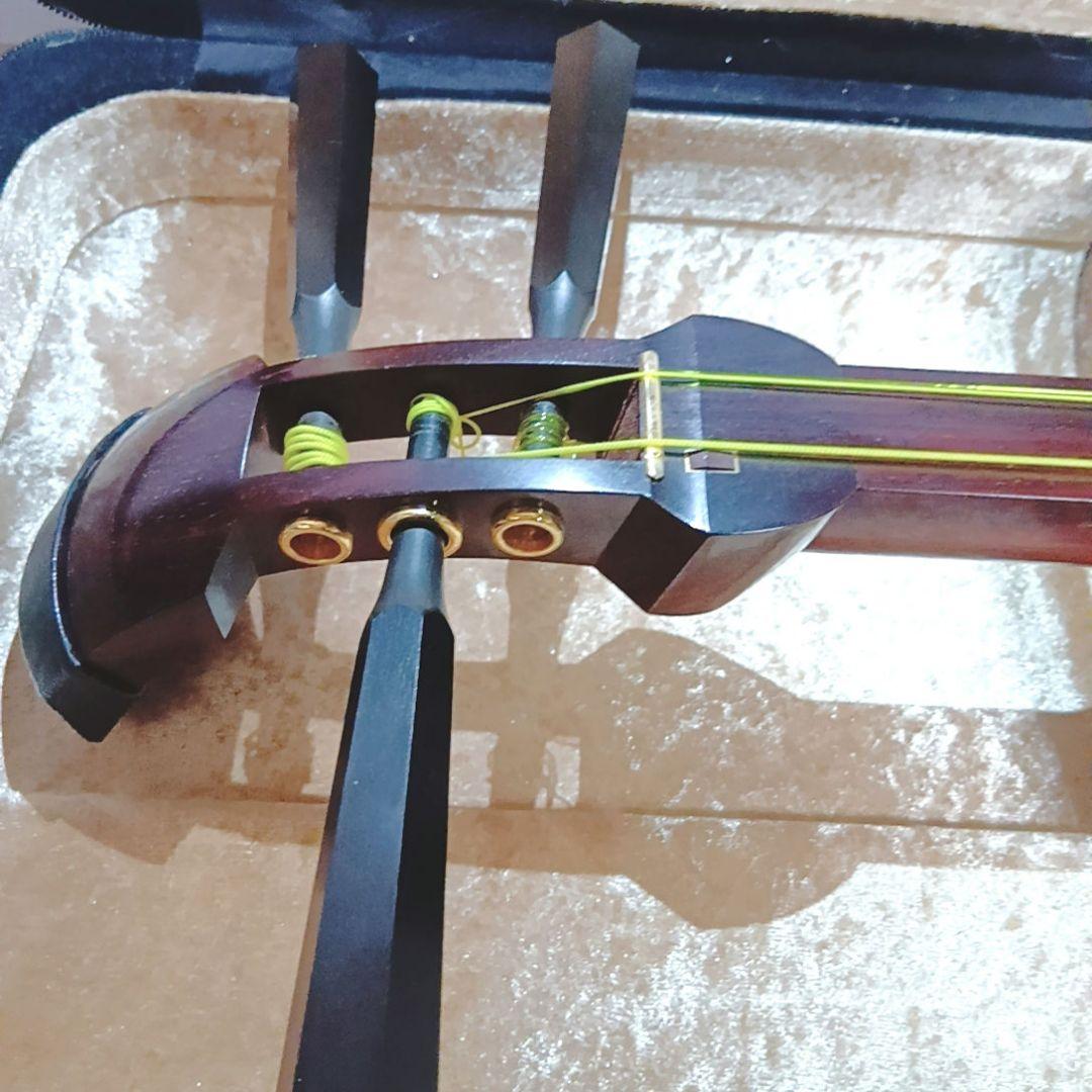 破れあり 高級三味線 東さわり リンドウ金具 子持ち綾杉胴 津軽 義太夫