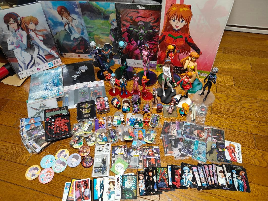 エヴァンゲリオン エヴァ NERV フィギュア カード シンジ レイ アスカ