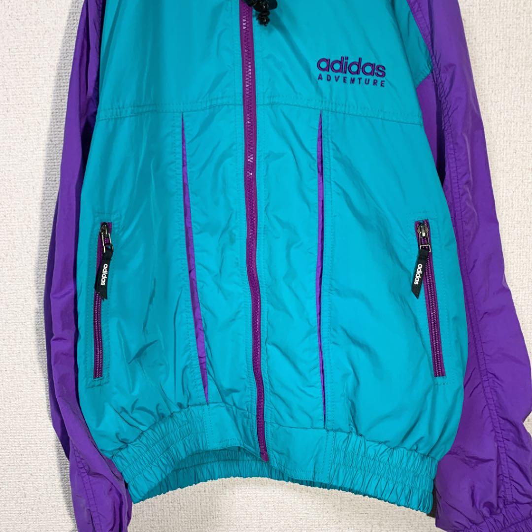 90s adidas ADVENTURE ナイロンジャケット デサント社製 M - メルカリ