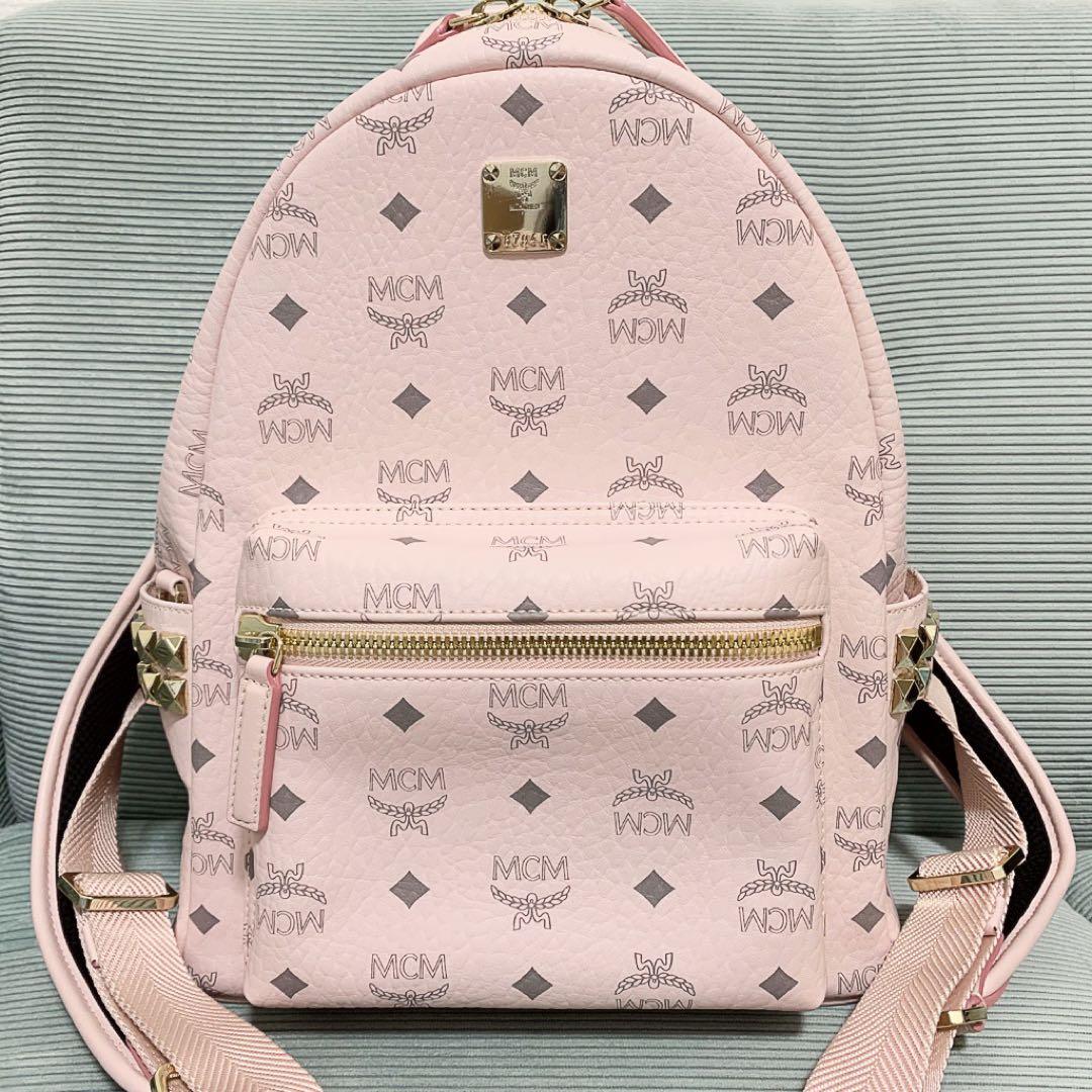 mcm リュックパウダーピンク sサイズスモール