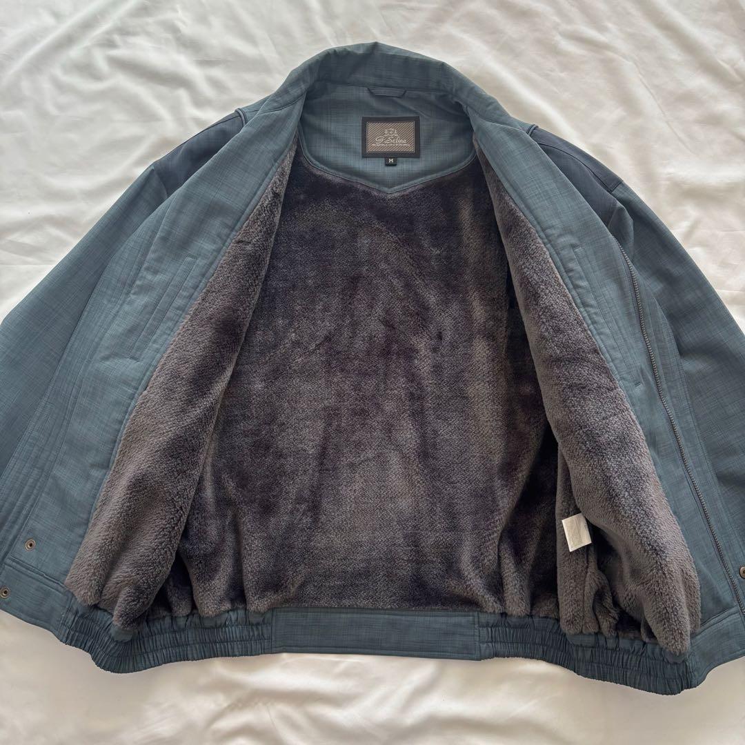 90's vintage中綿ブルゾン グリーン 短丈ワイド アメカジ カジュアル