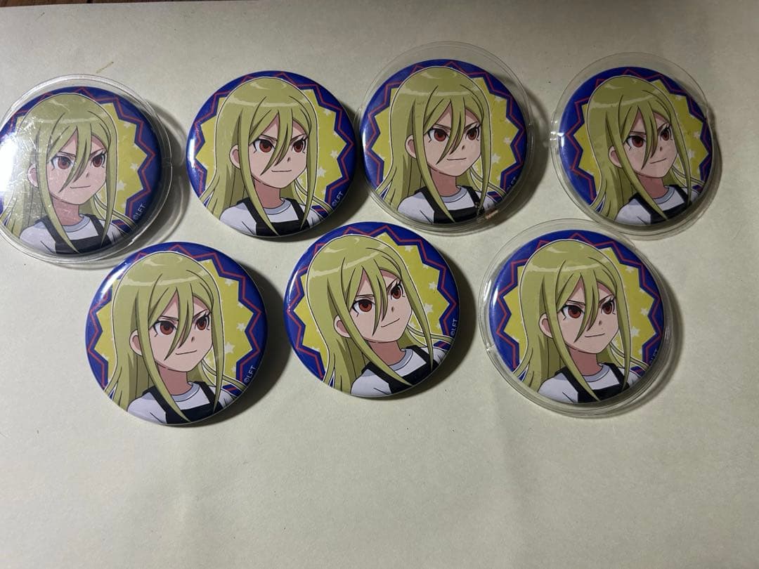 イナズマイレブン亜風炉照美ばくだん焼きコラボ缶バッジセット - メルカリ