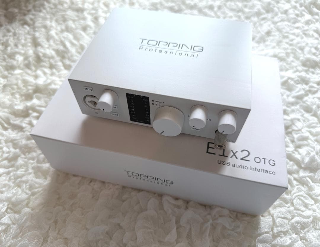 Topping E1x2 ほぼ新品・購入後２ヶ月 desksetup＆配信者必見！《TOPPING Professional》でデスク周りの