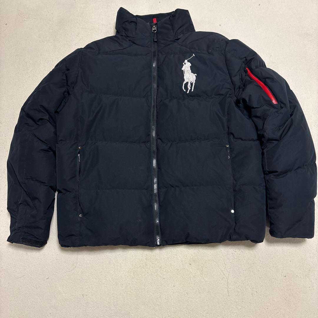 Polo Ralph Lauren ダウンジャケット ネイビー値下げ可能 - メルカリ