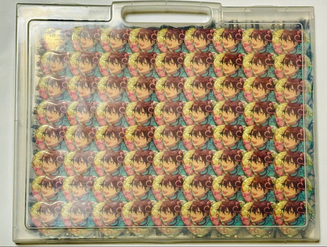 あんスタ 守沢 千秋 ホワイトデーハート缶バッジ 痛バ A3