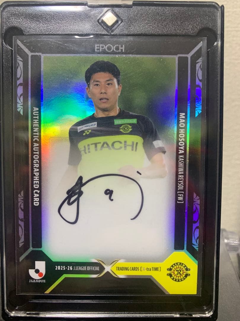 epoch Jリーグ X-tra TIME 細谷真大 柏レイソル サイン - メルカリ