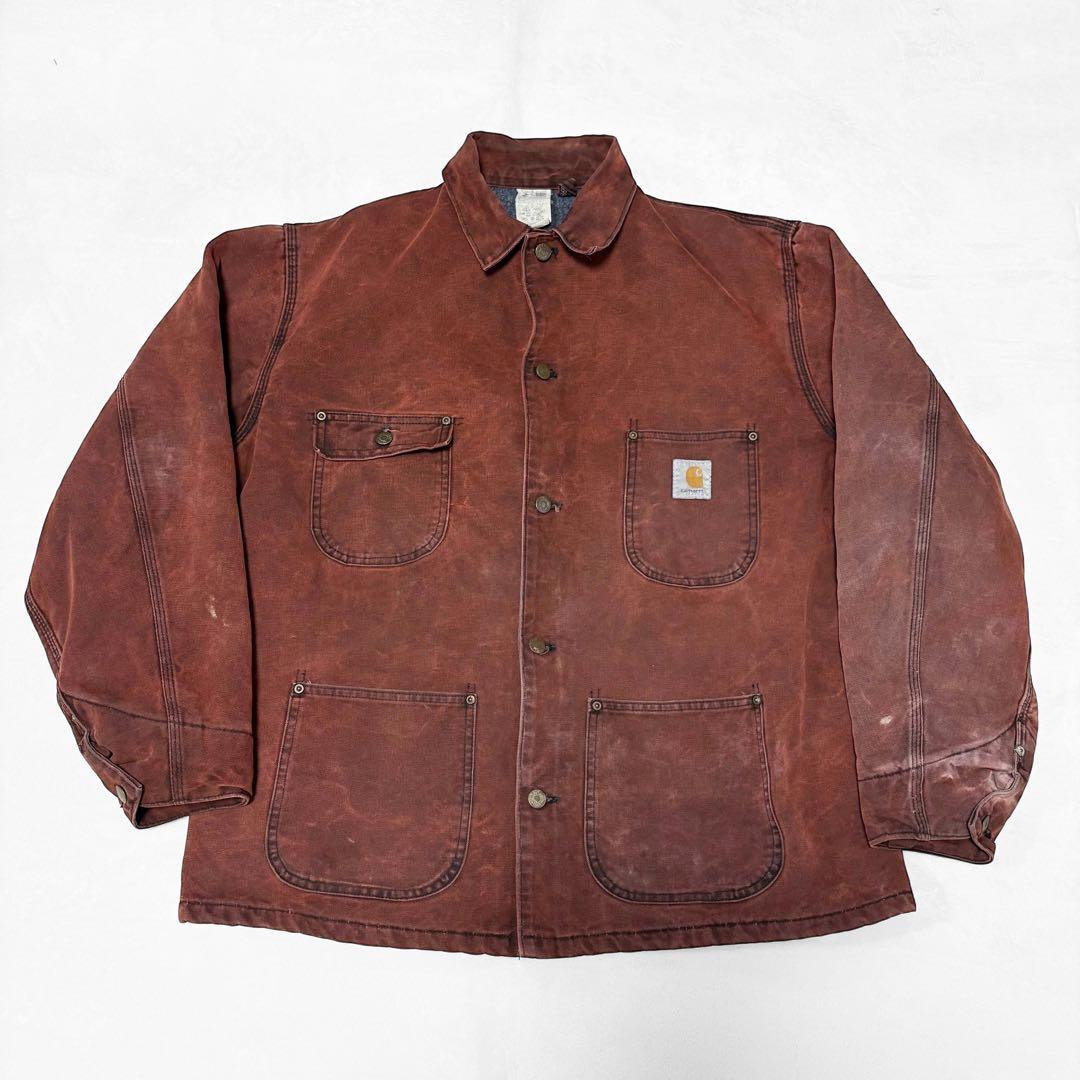 星タグ USA製 Carhartt カーハート ミシガンチョアコート 90s L - メルカリ